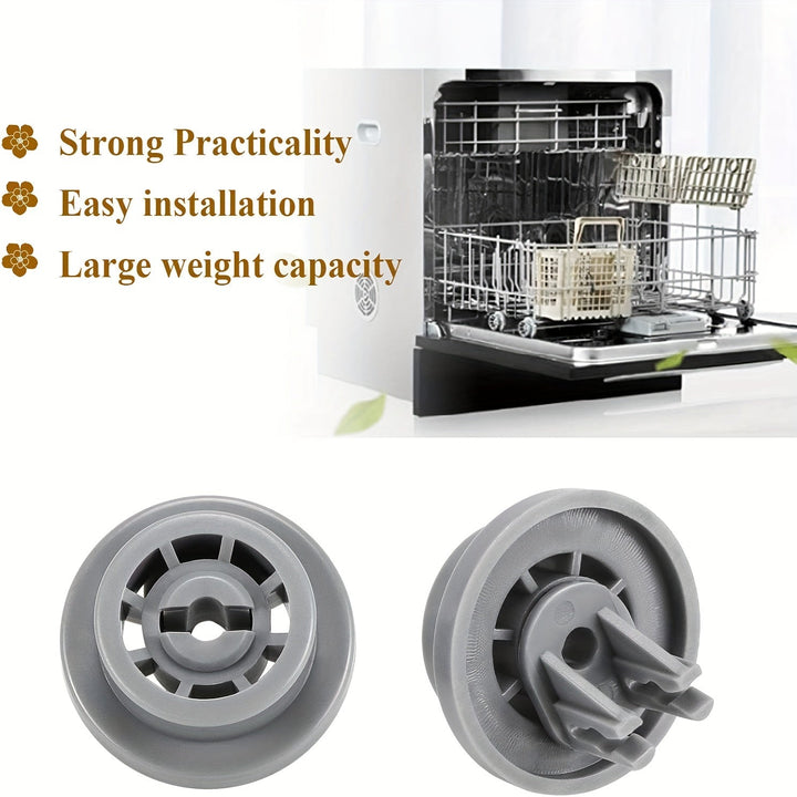 Kit de Repuesto de Rueda Inferior para Lavavajillas de 8 Piezas - Compatible con Samsung, Mecanismo de Deslizamiento Suave, Mejora la Estabilidad y Eficiencia, Piezas OEM 2002711, AP4342187, PS4222532, Accesorio para Electrodomésticos de Cocina|Diseño Mo