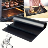 1 Alfombrilla Reutilizable para Horno - Forro Resistente al Calor para Tostadoras, Hornos de Gas y Eléctricas, Parrillas y Cocina al Aire Libre - Ideal para Barbacoas