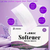 40 hojas de secado de ropa suave, con una variedad de olores, pueden usarse para eliminar arrugas, reducir la electricidad estática y hacer que la ropa sea más suave. Son adecuadas para uso en secadoras de hogar y tiendas de limpieza a seco.