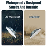 1pc Lámpara LED Portátil Multifuncional con Base Magnética y Gancho Rápido, 8-20H de Duración, 4 Modos de Iluminación, Recargable USB Tipo-C, Luz Cálida Ajustable para Exteriores, Camping, Mochilero, Construcción Robusta, Ideal para Entusiastas del Aire