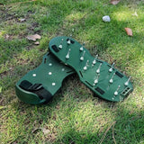 2 zapatos de jardinería con clavos - Zapatos inflables de plástico duraderos para césped y jardín, herramienta de aeración manual para un riego eficiente y la erosión del suelo, herramientas de jardinería | Diseño de zapatos inflables | Zapatos de plásti