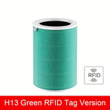 Filtro de aire de reemplazo para purificador de aire Xiaomi Mi Air Purifier 1, 2, 2S, 2C, 2H, 3, 3S, 3C, 3H - Filtro de papel HEPA de carbono, negro, blanco, verde, púrpura, purificación del aire | Estética moderna | Purificador de aire duradero