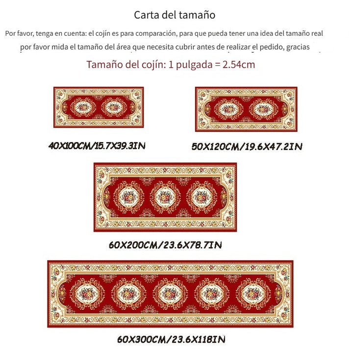 Alfombra Elegante Larga Antideslizante Lavable - Diseño Geométrico Moderno en Azul, Beige y Marrón, Ideal para Pasillos, Escaleras y Decoración de Corredores de Hoteles, Alfombra Personalizable, Material de Poliéster Lavable a Máquina