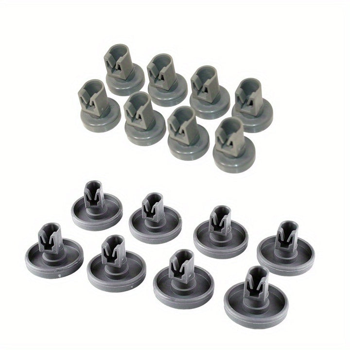 8/16 piezas de rodillos para cestas de lavavajillas, 4/8 ruedas de estantería superior y 4/8 ruedas de estantería inferior, compatibles con AEG, Favorit, Privileg, Eletrolux, Juno, Quelle, Zanussi, y repuestos para muchos más lavavajillas.