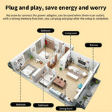 Extensor de señal WiFi potente, amplificador de cobertura, 300 Mbps, con 6 antenas receptoras de alta potencia, modo AP, compatible con puerto Ethernet