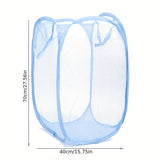 1 Cesto De Ropa Sucia Emergente, 27.56 * 15.75in, Cesto De Ropa Sucia Transpirable De Malla Extra Grande, Cesto De Almacenamiento De Ropa Sucia Plegable Con Asas Resistentes, Cesto De Almacenamiento De Juguetes