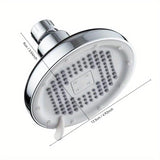 Boquilla de ducha de alta presión enchufable - boquilla universal para ducha con flujo potente, suministros perfectos para el baño