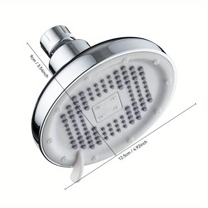 Boquilla de ducha de alta presión enchufable - boquilla universal para ducha con flujo potente, suministros perfectos para el baño