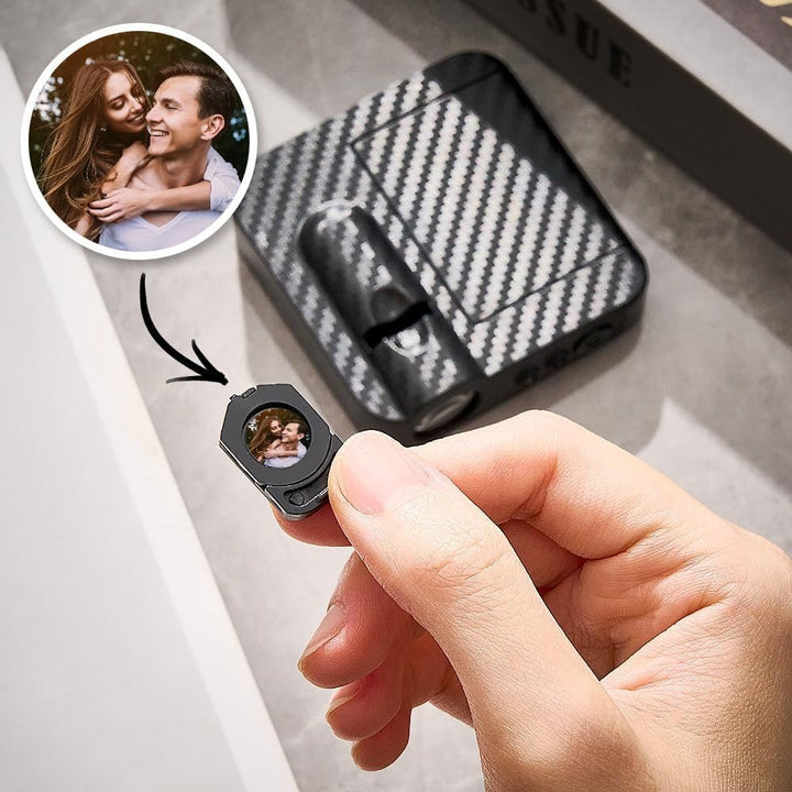 2 piezas/4 piezas de luz de bienvenida LED personalizada con fotos - Mensaje de amor personalizado, ideal para motocicletas y coches, sin batería, regalo perfecto para aniversarios, cumpleaños, amigos y familiares, accesorio de iluminación para coches, a