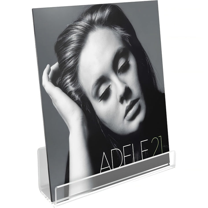 1pc Soporte Contemporáneo para Discos de Vinilo Acrílico, Estante de Exhibición Transparente Montado en la Pared con Agujeros para Montaje Fácil, No Necesita Electricidad, Estantería para Libros de Jóvenes, Flotante