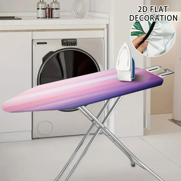 1 cubierta de tabla de planchar de acero pesado con relleno resistente a la quema de tamaño completo, bordes elásticos y lavable en máquina - Se ajusta a tablas estándar, duradera y fácil de limpiar, protector de tabla de planchar, cuidado de textiles pa