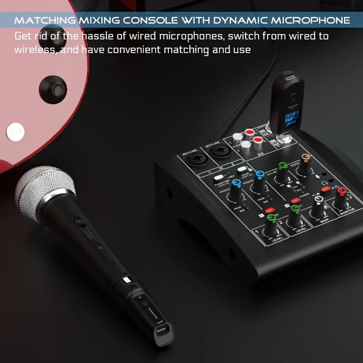 Transmisor de Micrófono sin varillas UHF Profesional - Conector XLR Resistente, Carga USB-C y Batería de Polímero de Litio, Pantalla de Frecuencia para Transmisión en Vivo, Estudio, Conciertos, Eventos - Compatible con Equipamiento de Audio Profesional,