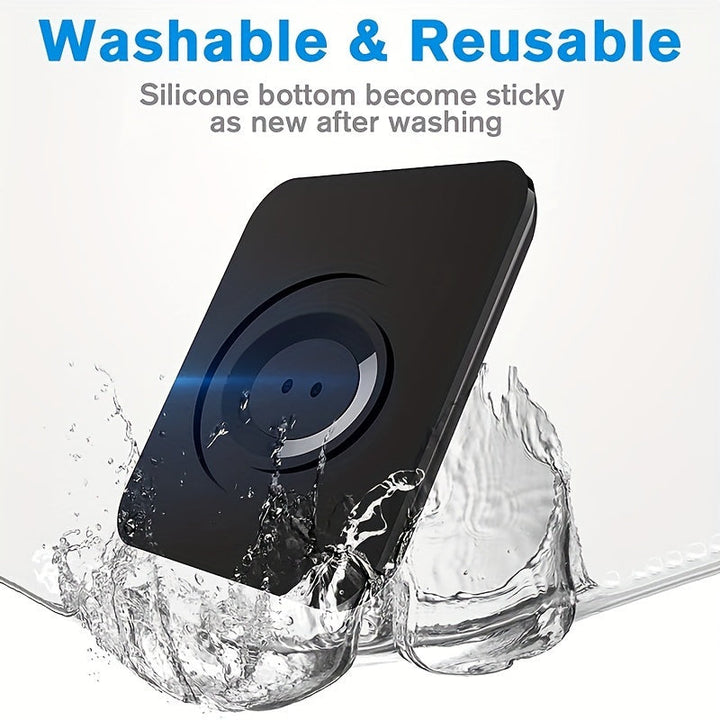Soporte Multifunción para Teléfono en el Coche con Base de Ventosa, Almohadilla de Silicona y Clip Universal para Navegación Creativa - Soporte para Salpicadero