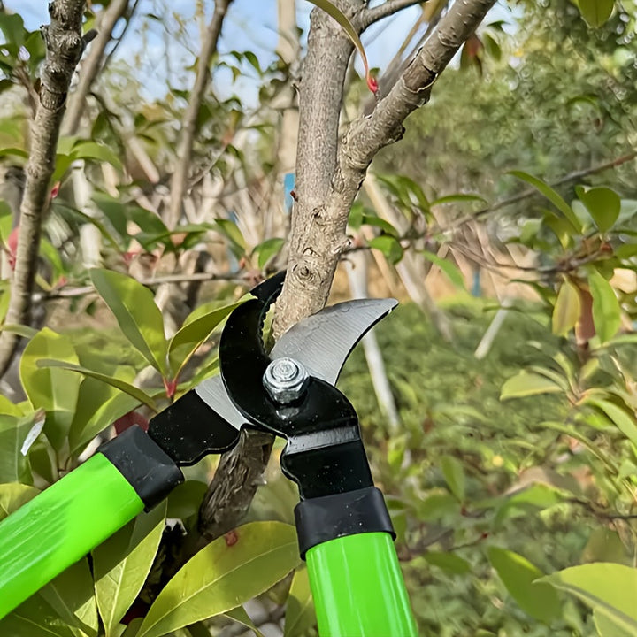Cortacésped de jardinería de alta resistencia - Hojas de precisión SK5 para ramas de árboles frutales, aspereza de arbustos, mangos verdes y rojos, no requiere electricidad, herramienta de poda de árboles, herramienta de jardinería tradicional