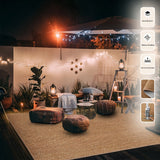 1pc Alfombra Extra Grande para Exteriores - Resistente y Duradera de Mezcla TPR y Polipropileno, Lavado a Mano Únicamente, Antideslizante, Ideal para Camping, Patio, Terraza, Playa y RV, Decoración Acogedora para Exteriores