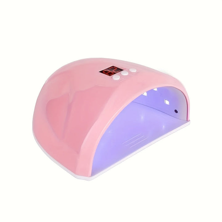 Secador de esmalte de uñas LED HOTU - Soporte de gel acrílico con 12V alimentado por USB, sensor infrarrojo, herramienta de manicura rosa para arte de uñas, calidad de salón, no requiere batería, accesorios para arte de uñas | Arte de uñas moderno | Seca