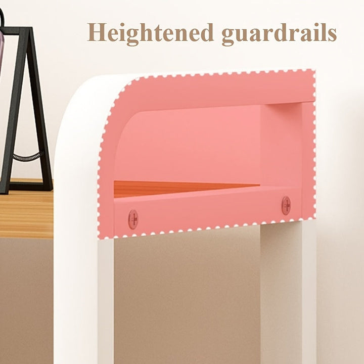 1pc Estantería Ajustable de Doble Capa Negra con Tablero de Nuez de Luz Artificial, Madera Dura Artificial, Almacenamiento de Múltiples Capas para Hogar, Cocina, Escritorio, Comedor, Sala de Estar, Oficina, Dormitorio - Requiere Ensamblaje