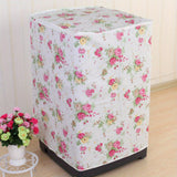 1pc Funda para Lavadora con Diseño Elegante de Campanillas y Flores Amarillas - Protector UV/Antidesvanecimiento/Polvo, Compatible con Lavadoras Frontales y Monoblocos, Tapa Lavable en Máquina de PE, Apto para la Mayoría de Lavadoras Estándar, Material D