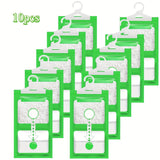 Juego de 10 Bolsas Deshumidificadoras para Armarios, Absorción de Humedad y Secado en Clósets