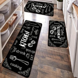 1pc Alfombra Antifatiga para Cocina, Alfombra Acolchada Antideslizante Gruesa, Tapete Corredor, Alfombrillas de Confort para Estar de Pie Resistentes, Alfombra para Pasillo y Lavandería