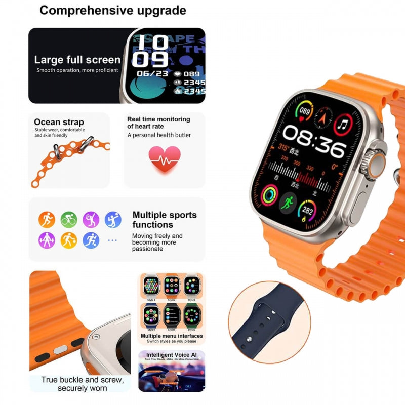 Reloj Smart Con Audifonos