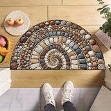 Tapete antideslizante y resistente al desgaste con diseño de adoquines, ideal para dormitorio, cocina, pasillo y múltiples zonas, 1 unidad