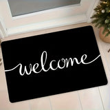 1 pieza de alfombrilla de bienvenida - Antideslizante, resistente al desgaste, fácil de limpiar, alfombrilla rectangular para interiores y exteriores, entrada, patio, áreas de alta circulación, lavable en máquina, alfombrilla de bienvenida para interiore