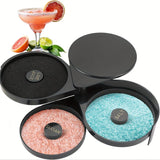 Juego de herramientas para bartender de 3 niveles con recipientes de plástico para sal y azúcar, organizador multiusos para margaritas y cócteles, accesorios duraderos para bares, esenciales para mixología profesional y entretenimiento en casa, diseño el