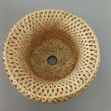 Lámpara de sombra de ratán tejido a mano estilo bohemio - Adecuada para montaje flush y luces de techo o uso decorativo, ideal para sala de estar, dormitorio, cocina y habitación de niños, área de comedor...