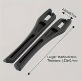 2 piezas de caja de almacenamiento organizadora para hueco de asiento de coche - Prueba de fugas y caídas, duradera PVC con soporte para teléfono y llaves, relleno de ranura espaciosa para organización de hueco de asiento - Accesorios de interior de coch