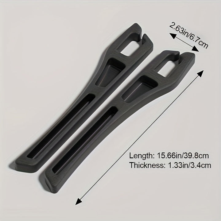 2 piezas de caja de almacenamiento organizadora para hueco de asiento de coche - Prueba de fugas y caídas, duradera PVC con soporte para teléfono y llaves, relleno de ranura espaciosa para organización de hueco de asiento - Accesorios de interior de coch