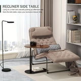 Mesa pequeña ajustable en altura, escritorio para laptop, mesa multifuncional para snacks, ideal para sala, dormitorio y espacios pequeños