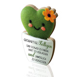 Encantadora Decoración de Escritorio de Madera Alemana - 'Los Grandes Colegas Son Difíciles de Encontrar, Difíciles de Dejar y Inolvidables' - Perfecta para el Hogar, Granja, Oficina o Estudio