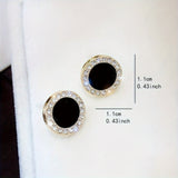 1 Par de Pendientes para Mujer de Gran Venta, Geometría Versátil y Elegante con Circonia, Lujo Ligero y Adornos Exclusivos para las Orejas