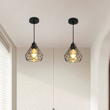 1 lámpara colgante moderna y sencilla, base E27 para bombilla, ideal para cocina, recibidor, pasillo o balcón (sin bombilla)