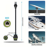 Conector impermeable RJ45 para Starlink Gen 3 Dish y Router Compatible con Starlink Gen 3/Mini Adaptador de cable Ethernet.