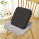 1 cojín ergonómico de espuma con memoria, antideslizante y cómodo para oficina, comedor y estudio, funda de tejido de punto lavable a mano, relleno de poliuretano, ideal para viajes, soporte para el cuello, comodidad para rodillas y piernas, cojín para s