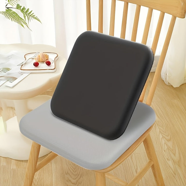 1 cojín ergonómico de espuma con memoria, antideslizante y cómodo para oficina, comedor y estudio, funda de tejido de punto lavable a mano, relleno de poliuretano, ideal para viajes, soporte para el cuello, comodidad para rodillas y piernas, cojín para s