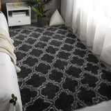 Alfombra de área de felpa antideslizante CozySoft - Alfombra rectangular de punto de fibra de poliéster hecha a máquina con barrera contra la humedad para dormitorio, sala de estar, pasillo - Ligera, lavable a mano - Ideal para decoración navideña, de Ha