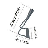 Rastrillo de césped Pala para césped Jardín deshierbador agrícola Rastrillo suave para tierra del jardín