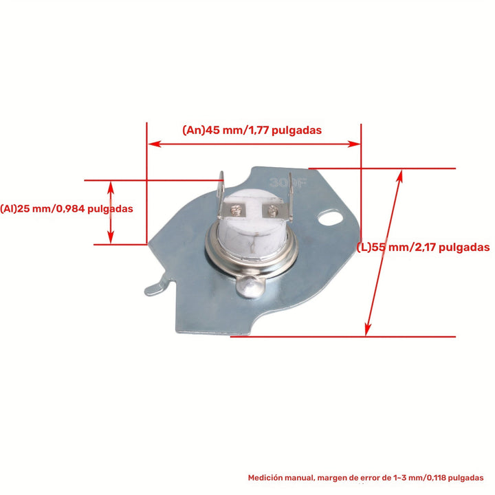 4/6 Pack Fusibles Térmicos de Secadora 3977393, Modo de Energía Sin Carga, No Requiere Batería, Repuestos para Seguridad de Secadora