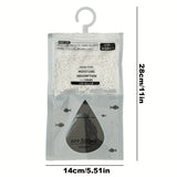 Paquete de 5/10 bolsas deshumidificadoras de gran capacidad de 500Ml, no se necesita electricidad para la deshumidificación de armarios y hogares, bolsas absorbentes de humedad, no requiere energía.