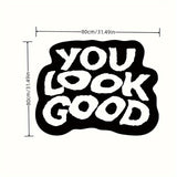 "Alfombra antideslizante lavable de aspecto atractivo, ligera de poliéster y TPR, hecha a máquina, con respaldo de PVC, forma irregular para dormitorio, sala de estar, juegos - Blanco y negro"