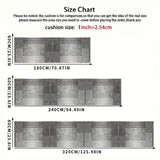 Alfombra de Pasillo Largo Estilo Lujo Ligero y Minimalista, Suave y Cómoda para Sala de Estar, Fácil de Limpiar, Adecuada para Pasillos de Restaurante y Cuarto de Lavandería