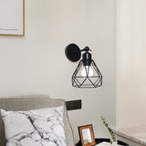 1 lámpara de pared ajustable con base para foco E27 - Estilo industrial moderno, montaje semiempotrado en hierro para sala, cocina, dormitorio, pasillo y escaleras (foco no incluido), iluminación de cocina, iluminación contemporánea, iluminación duradera