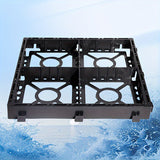 2/5/10/15 piezas de alta resistencia para exteriores, calles, jardines y estacionamientos, rejillas de plástico permeables y de césped, gravilla permeable para estacionamientos y jardines, rejillas de césped, vías de emergencia, patios y RV, alfombras un