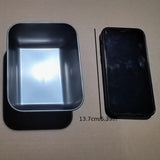 7 piezas de recipientes de acero inoxidable para almacenar alimentos con tapas abatibles, herméticos y apilables, ideales para camping, reuniones familiares, oficina y escuela