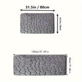 Tapete de Cocina de Tamaño Grande Antideslizante y Absorbente, Tapete de Suelo Lavable a Máquina, Tapete Suave para Restaurante