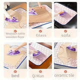 Base para planchar plegable compacta - Polipropileno duradero, resistente al calor, base antideslizante, fácil de guardar, ideal para viajes y uso en el hogar, compatible con todas las superficies - 1 unidad, accesorio para planchar|Diseño compacto|Base