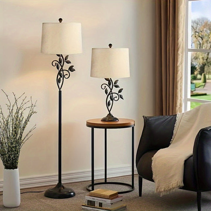 2-Unidades de Sombrillas de Lámpara de Lino Modernas Beige - Hechas a Mano, Encaje de Araña, No Necesita Electricidad ni Batería - Versátiles para Lámparas de Mesa, Lámparas de Piso y Candelabros - 30.48x20.32 cm